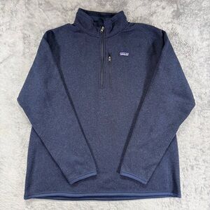 Patagonia Men’s Better Sweater Quarter Zip Pullover New Navy XXL